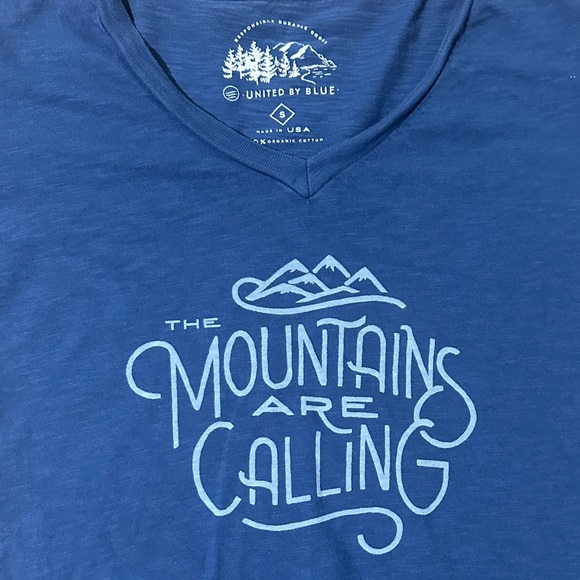 United by Blue Mountains are Calling organic tee s - Picture 4 of 7